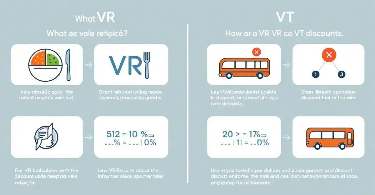 Como calcular o desconto de VR e VT