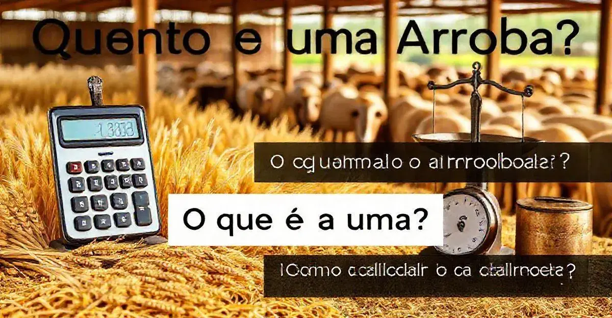 Como calcular o preço da arroba atualmente?