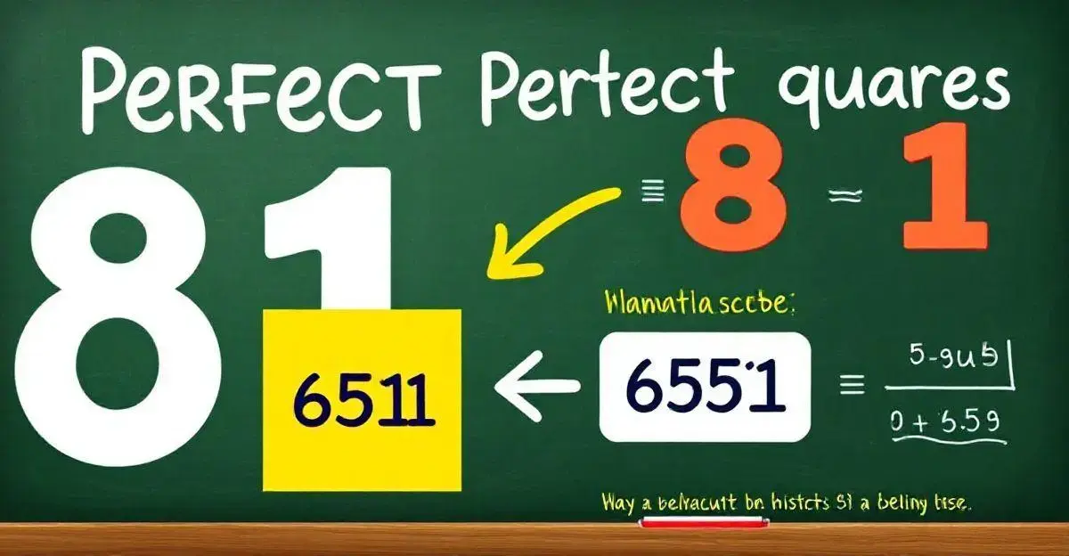 Como calcular quadrados perfeitos?