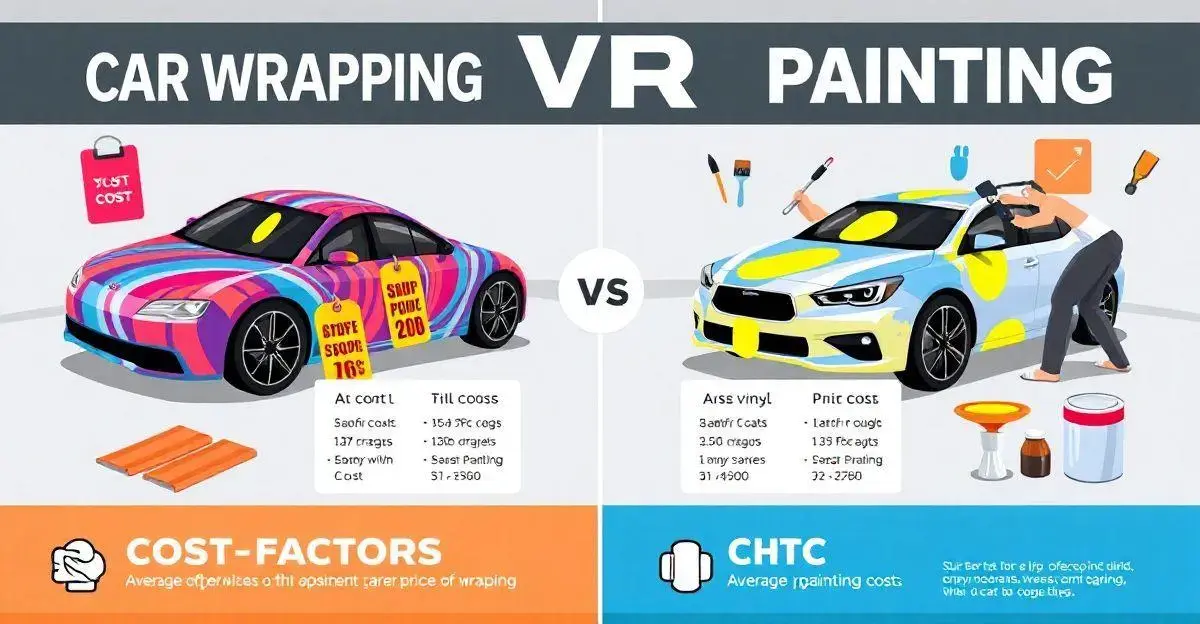 Comparação de Custos entre Envelopamento e Pintura