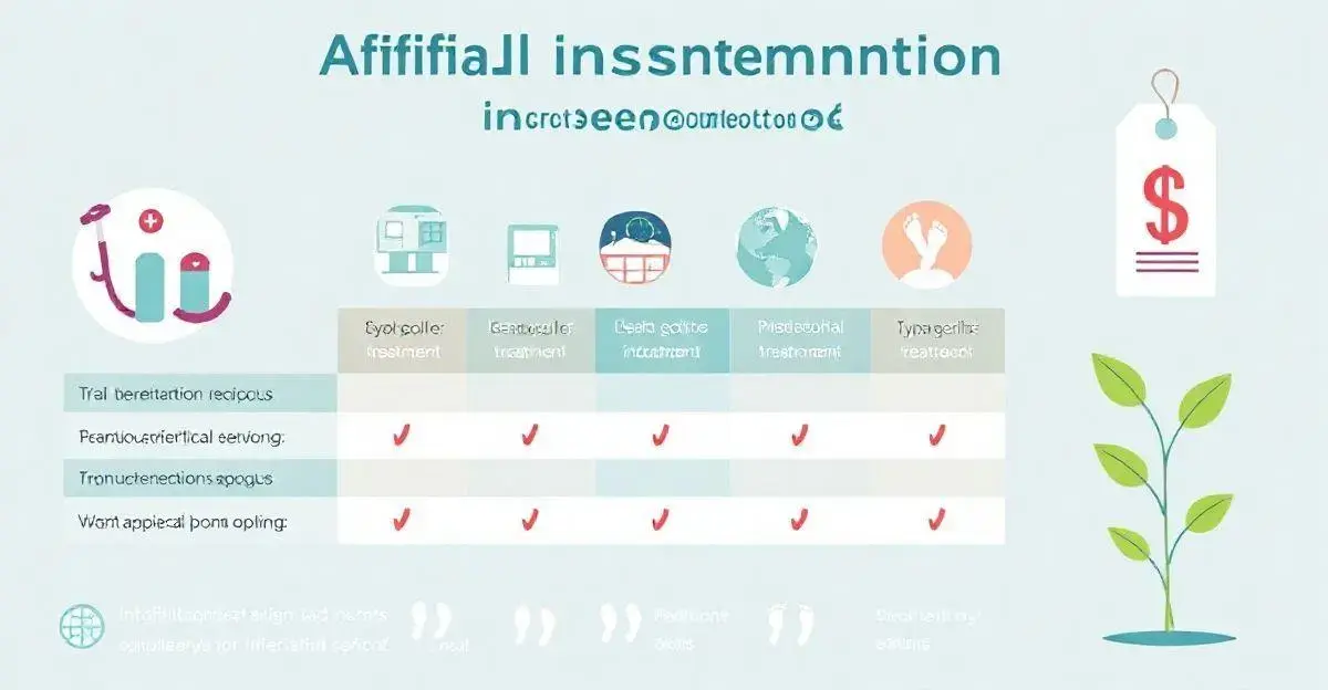 Comparação de preços em clínicas especializadas