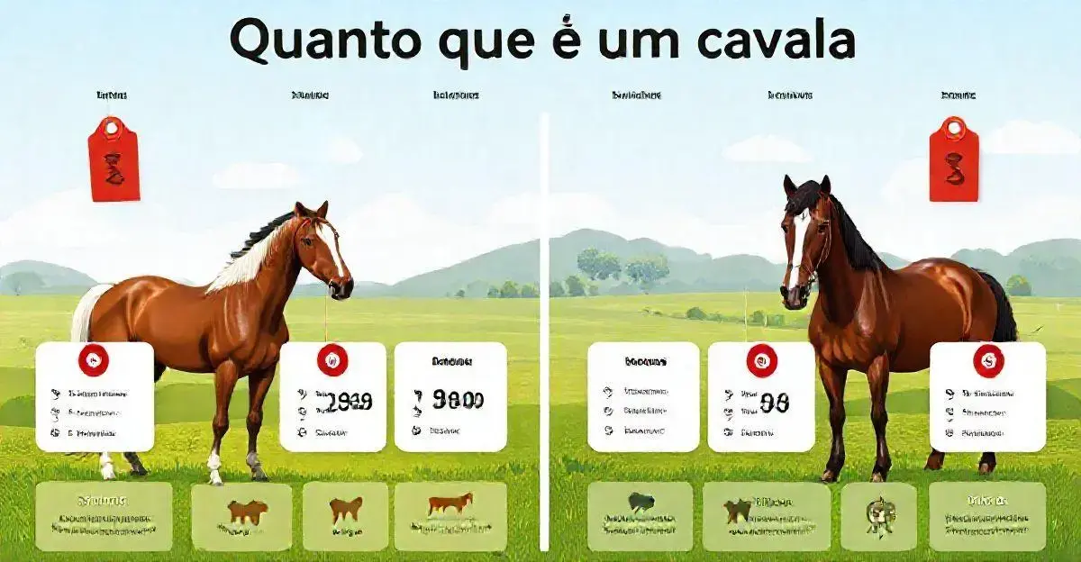 Comparação de Preços entre Raças de Cavalos