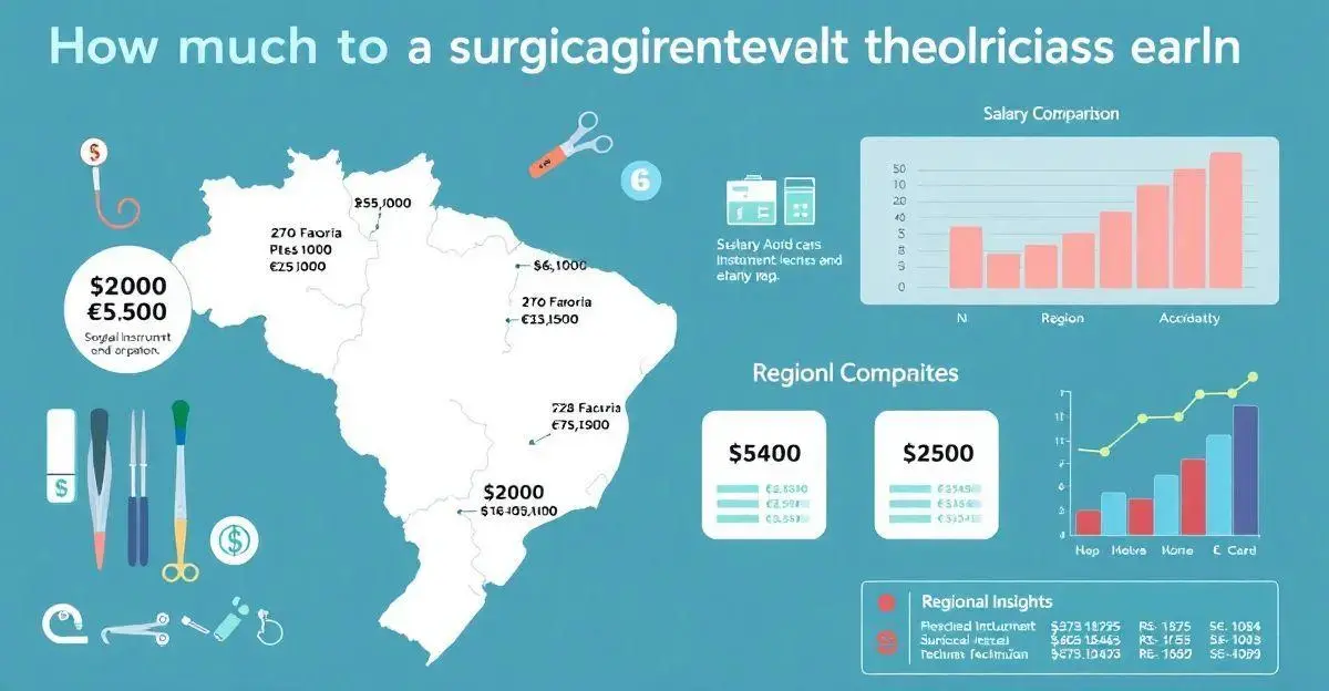 Comparação de salários em diferentes regiões do Brasil