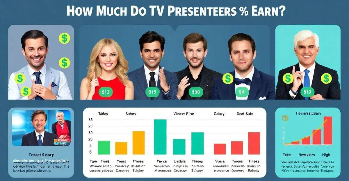 Comparação de Salários entre Apresentadores Famosos