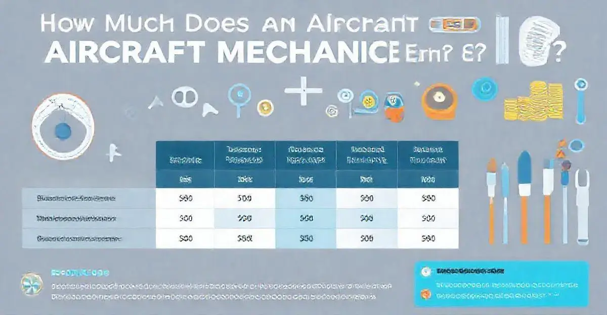 Comparação salarial entre mecânicos de avião e outras profissões