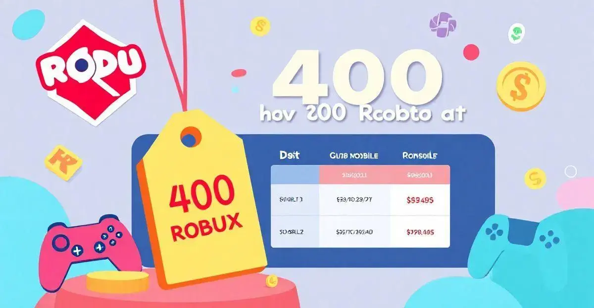 Comparando os preços de Robux em diferentes plataformas