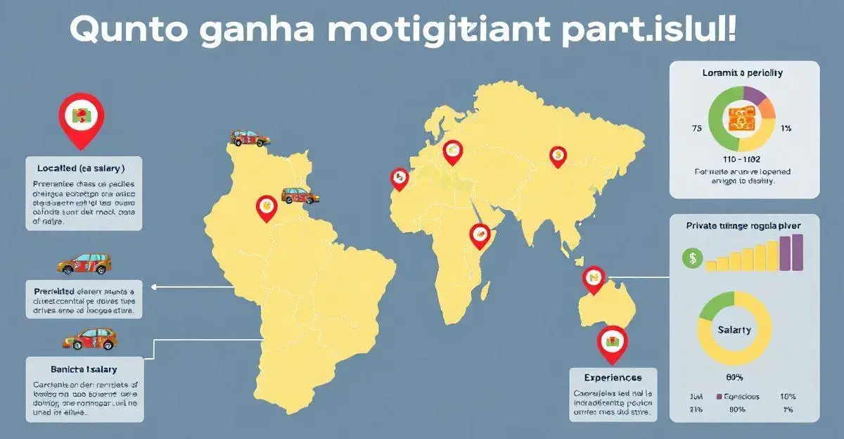 Comparativo de ganhos em diferentes regiões