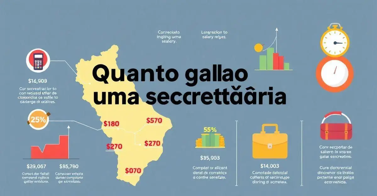 Comparativo entre salários em diferentes regiões