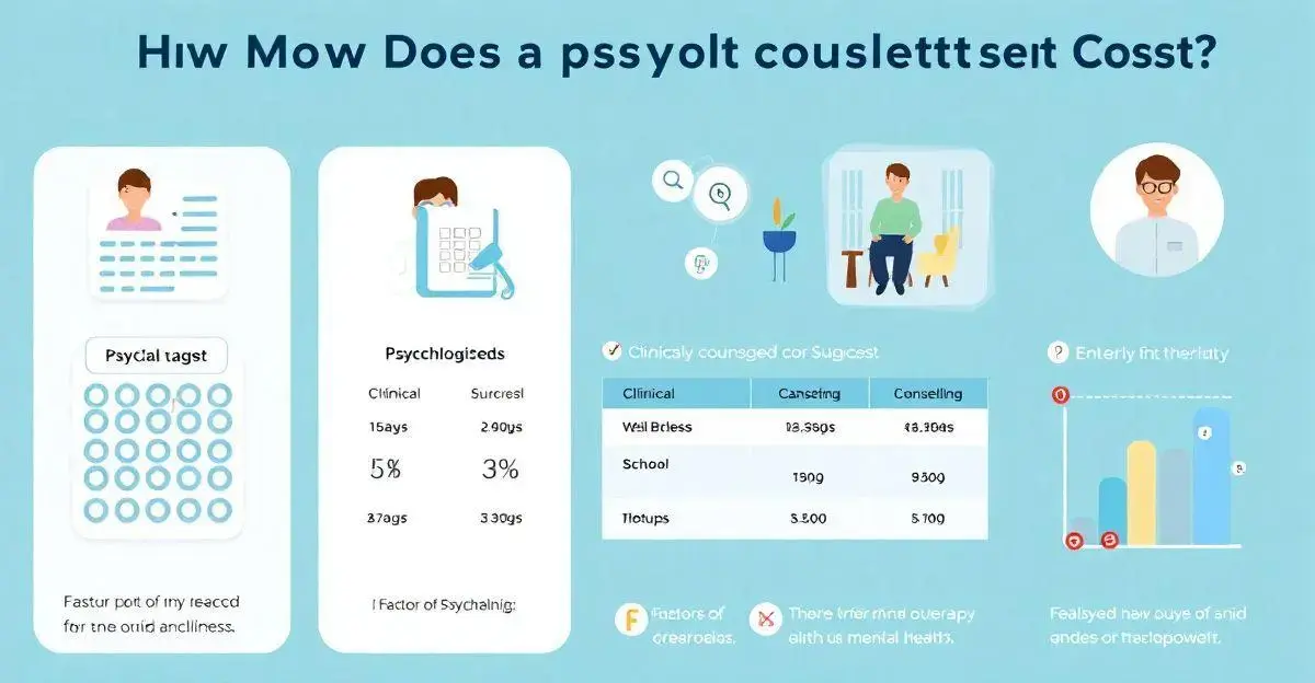 Diferenças entre psicólogos e suas tarifas