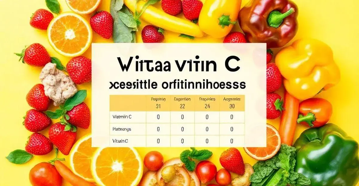 Quantidades recomendadas de vitamina C diariamente