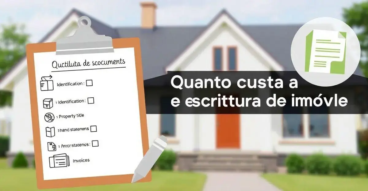 Quanto custa a escritura de imovel