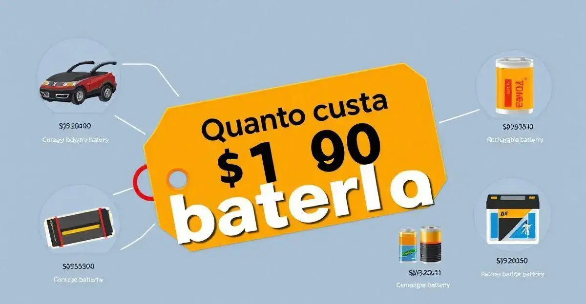 Quanto custa bateria