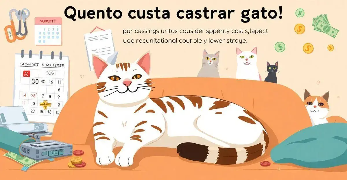 Quanto custa castrar gato