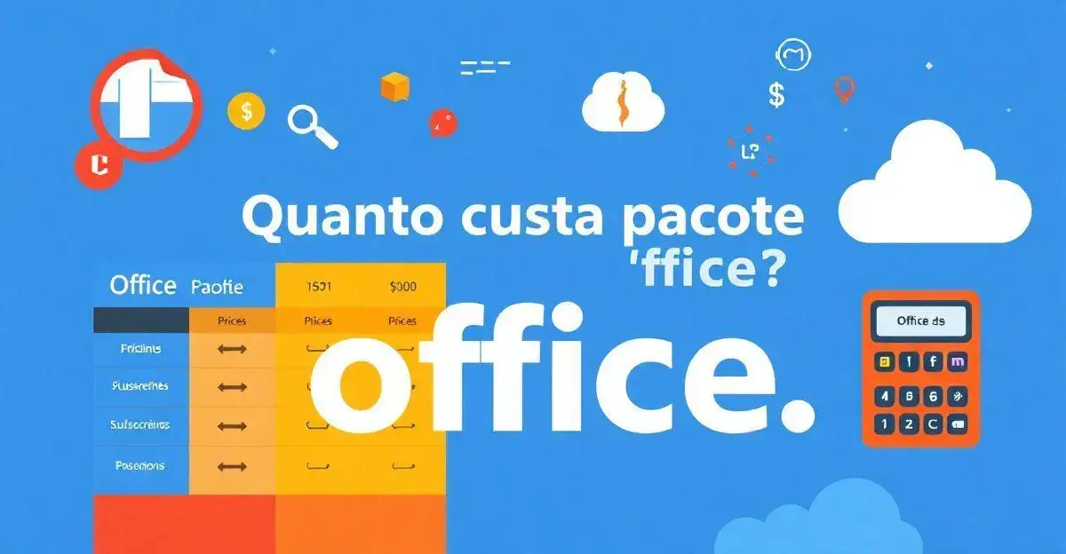 Quanto custa pacote office