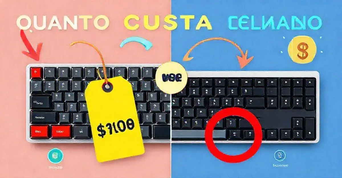 Quanto custa teclado