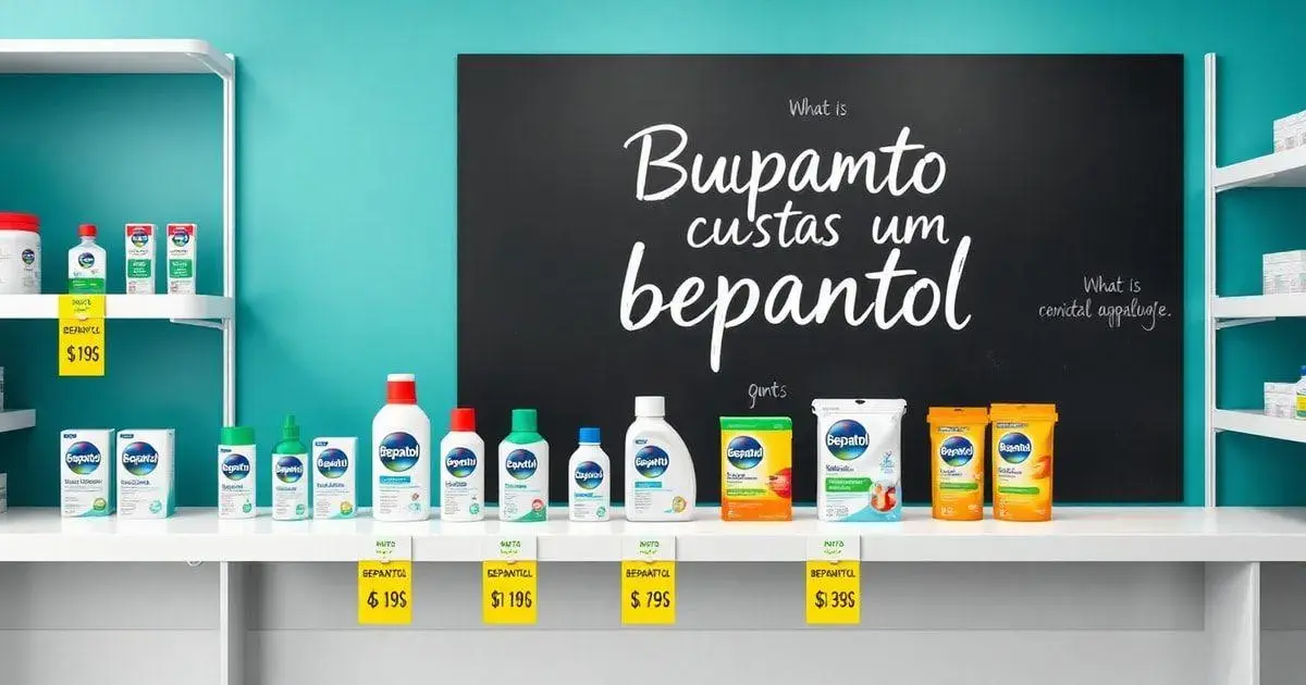 Quanto custa um bepantol