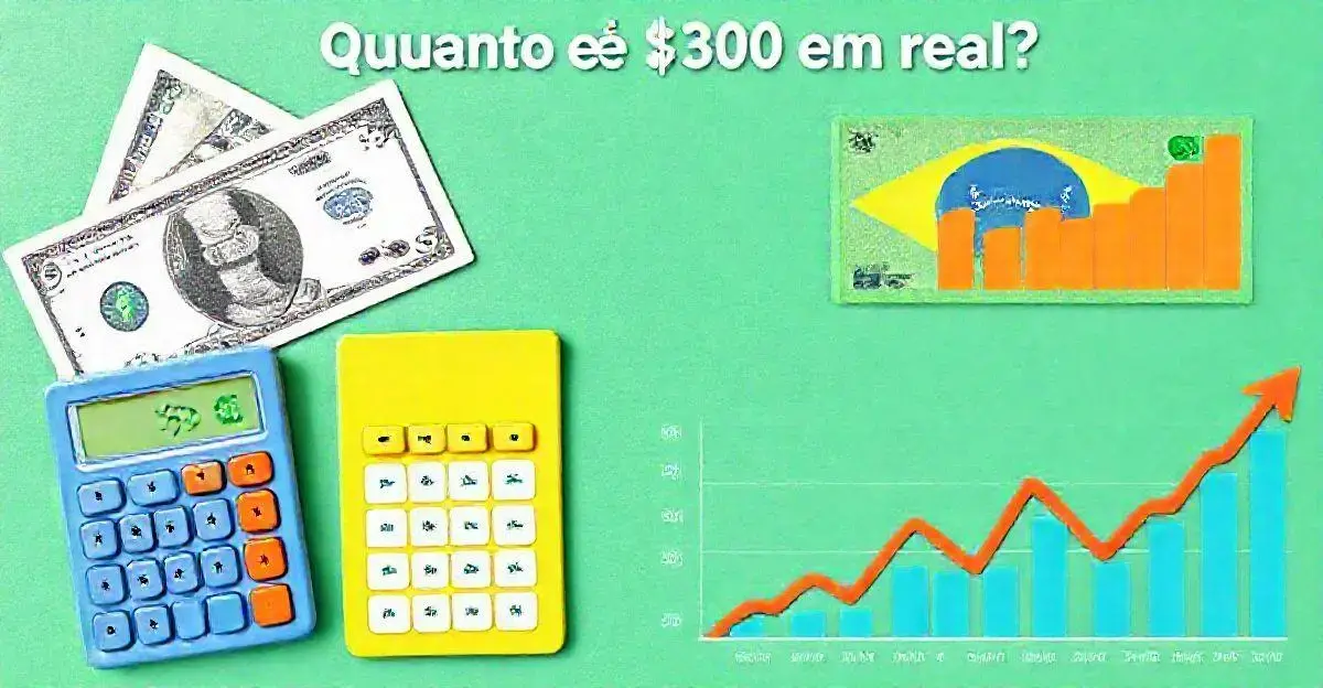 Quanto é $300 em real