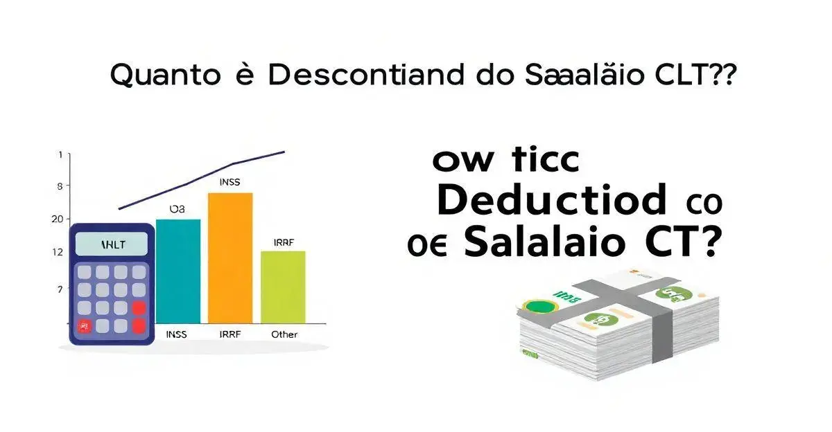 Quanto é descontado do salário clt