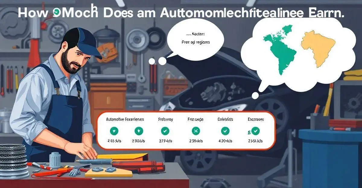 Quanto ganha um mecânico automotivo