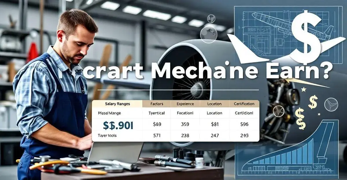 Quanto ganha um mecânico de aeronaves