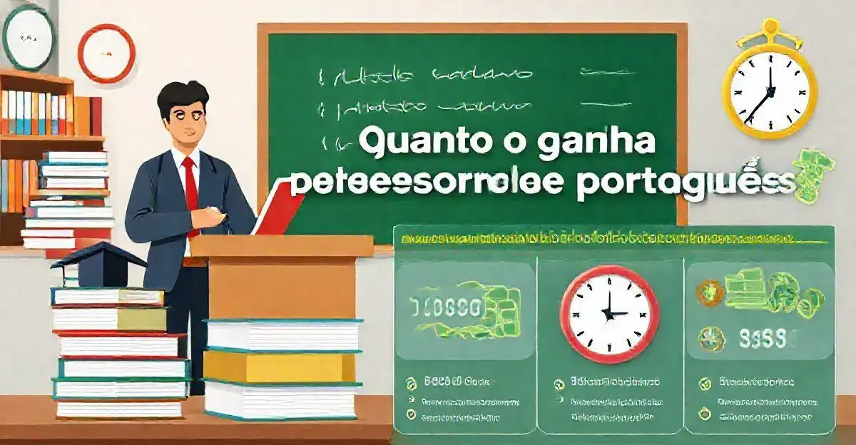 Quanto ganha um professor de portugues