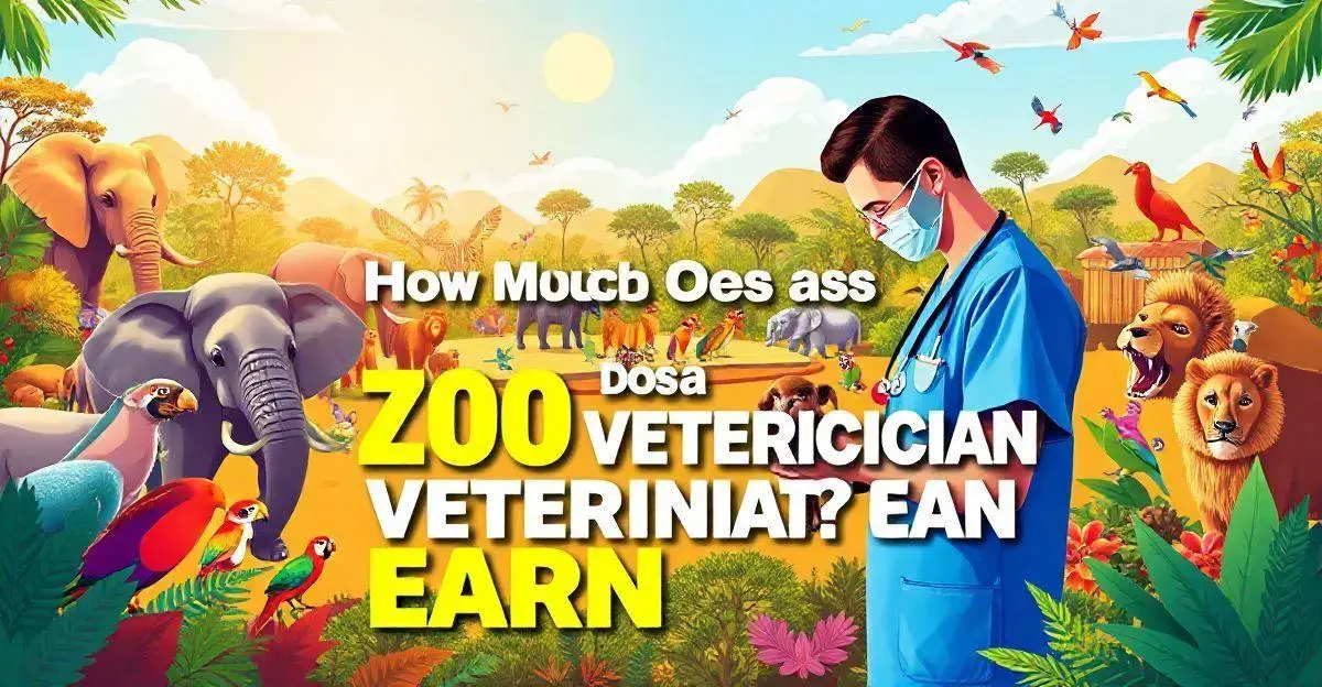 Quanto ganha um veterinário de zoológico