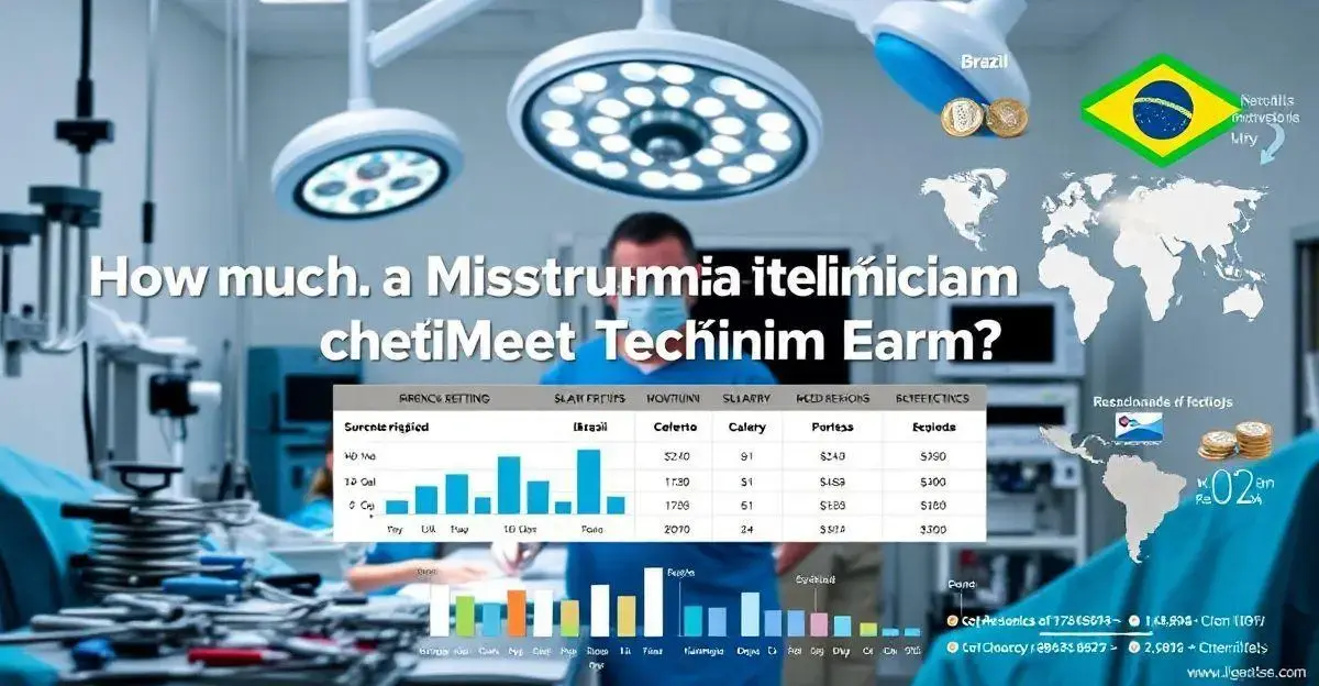 Quanto ganha uma instrumentadora cirurgica