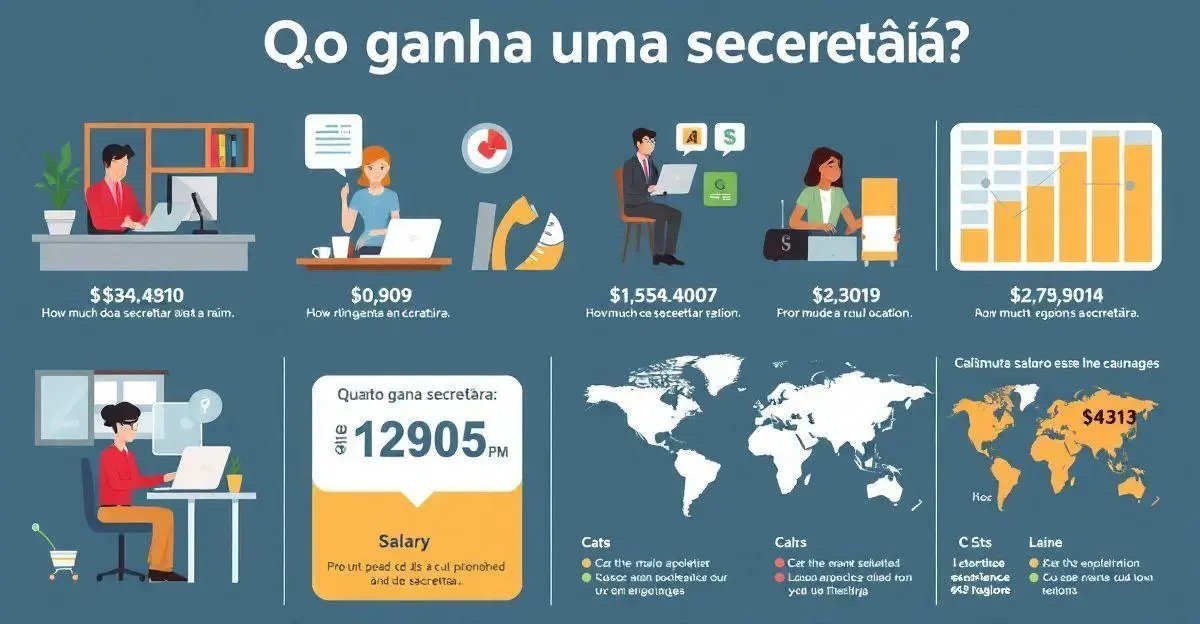 Quanto ganha uma secretária