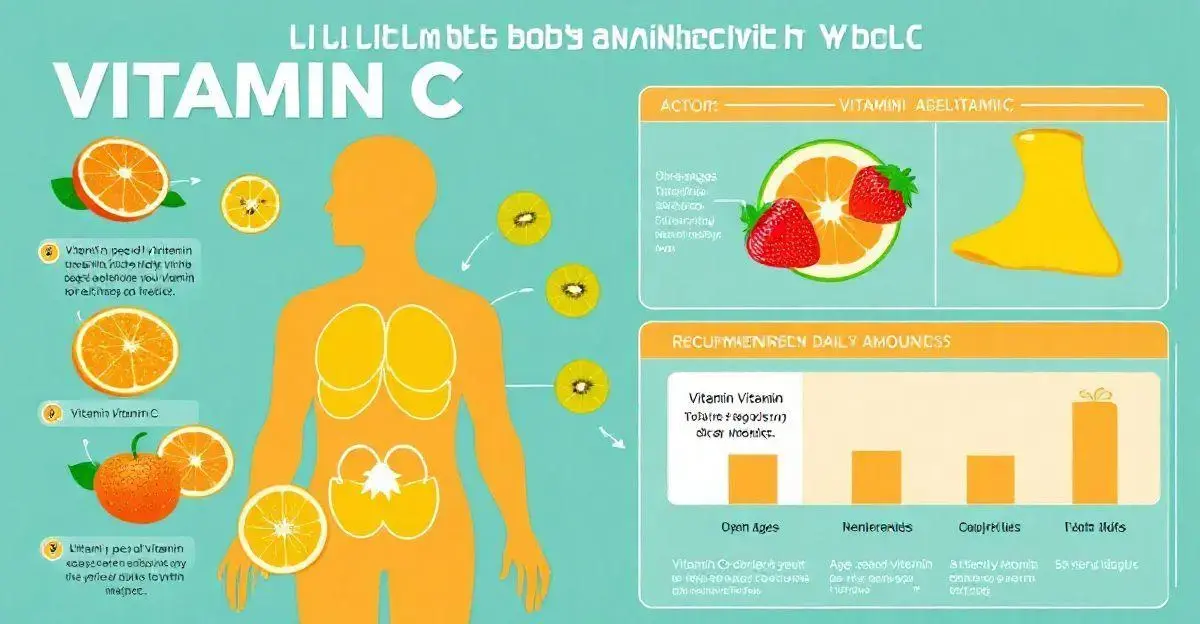 Quanto o organismo absorve de vitamina c por dia