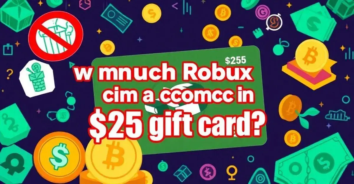 Quanto robux vem no gift card de 25