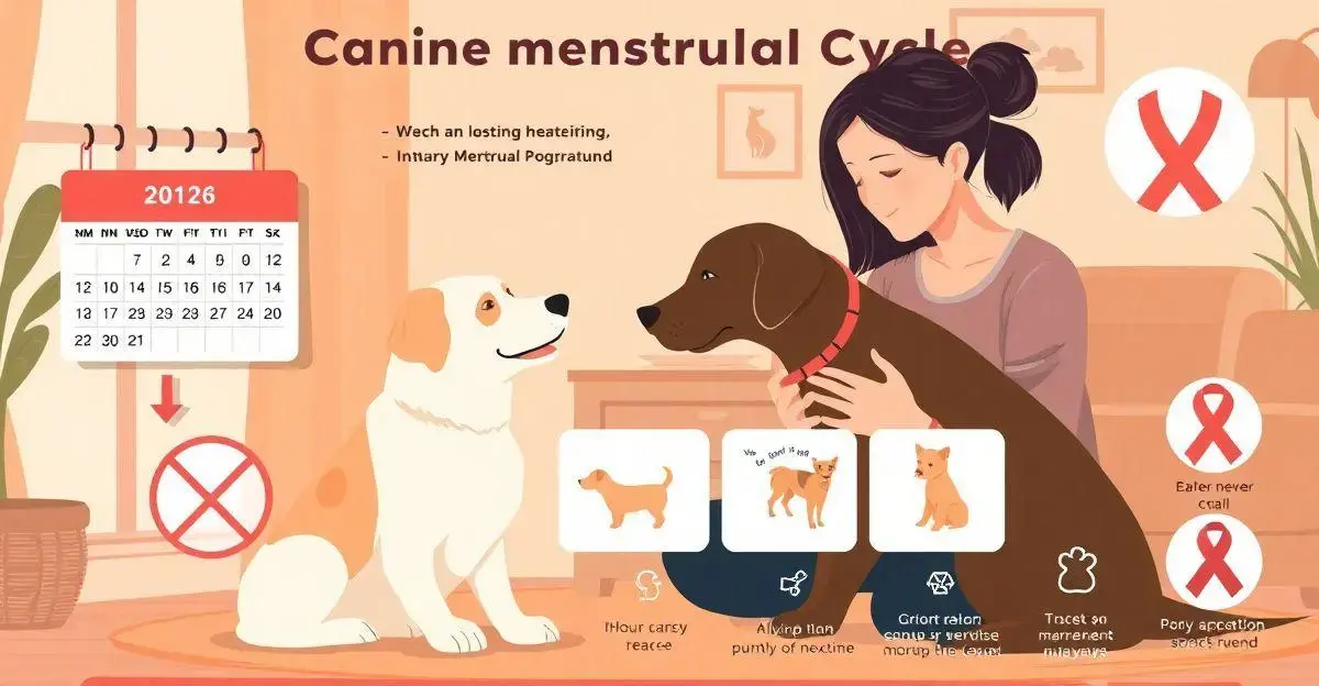 Quanto tempo dura menstruação de cachorro