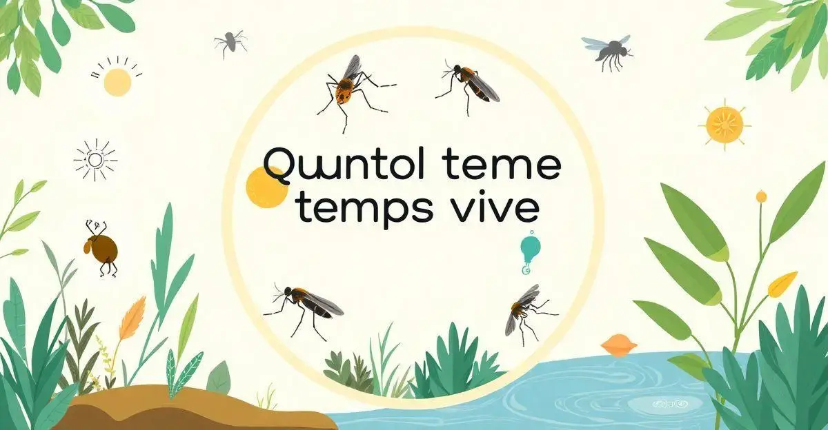 Quanto tempo vive um mosquito