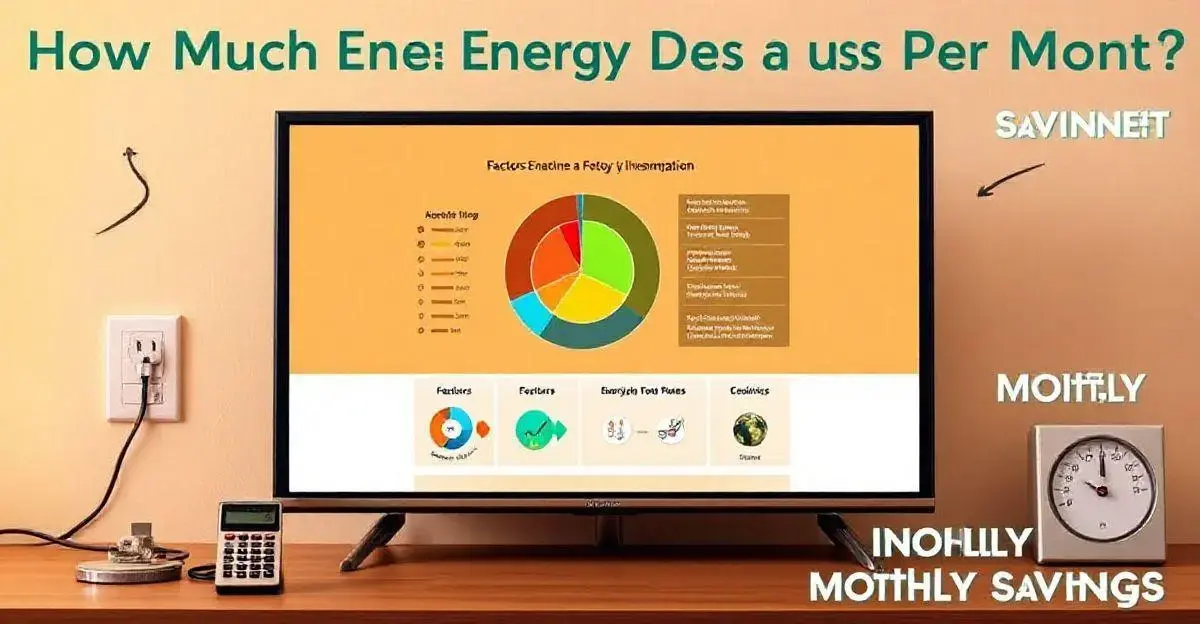 Quanto uma tv gasta de energia por mês