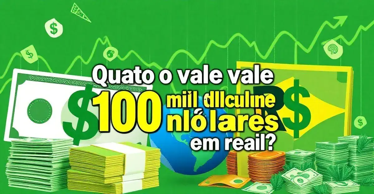 Quanto vale 100 mil dólares em real